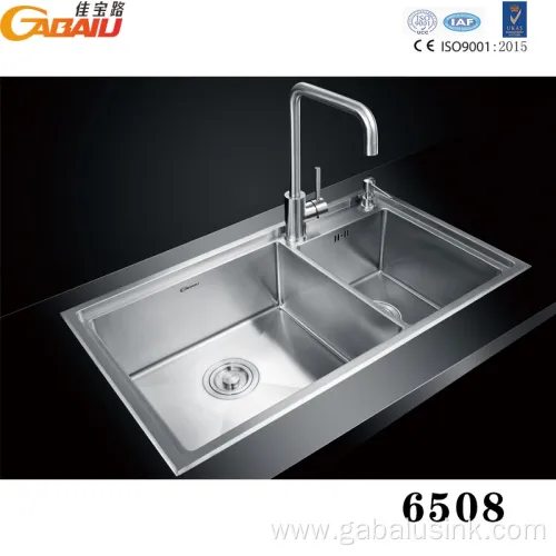 Water saving SUS 304 Two Bowls Kitchen Sink